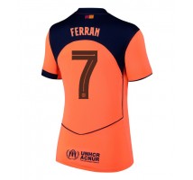 Barcelona Ferran Torres #7 Koszulka Trzecia damskie 2025-26 Krótki Rękaw